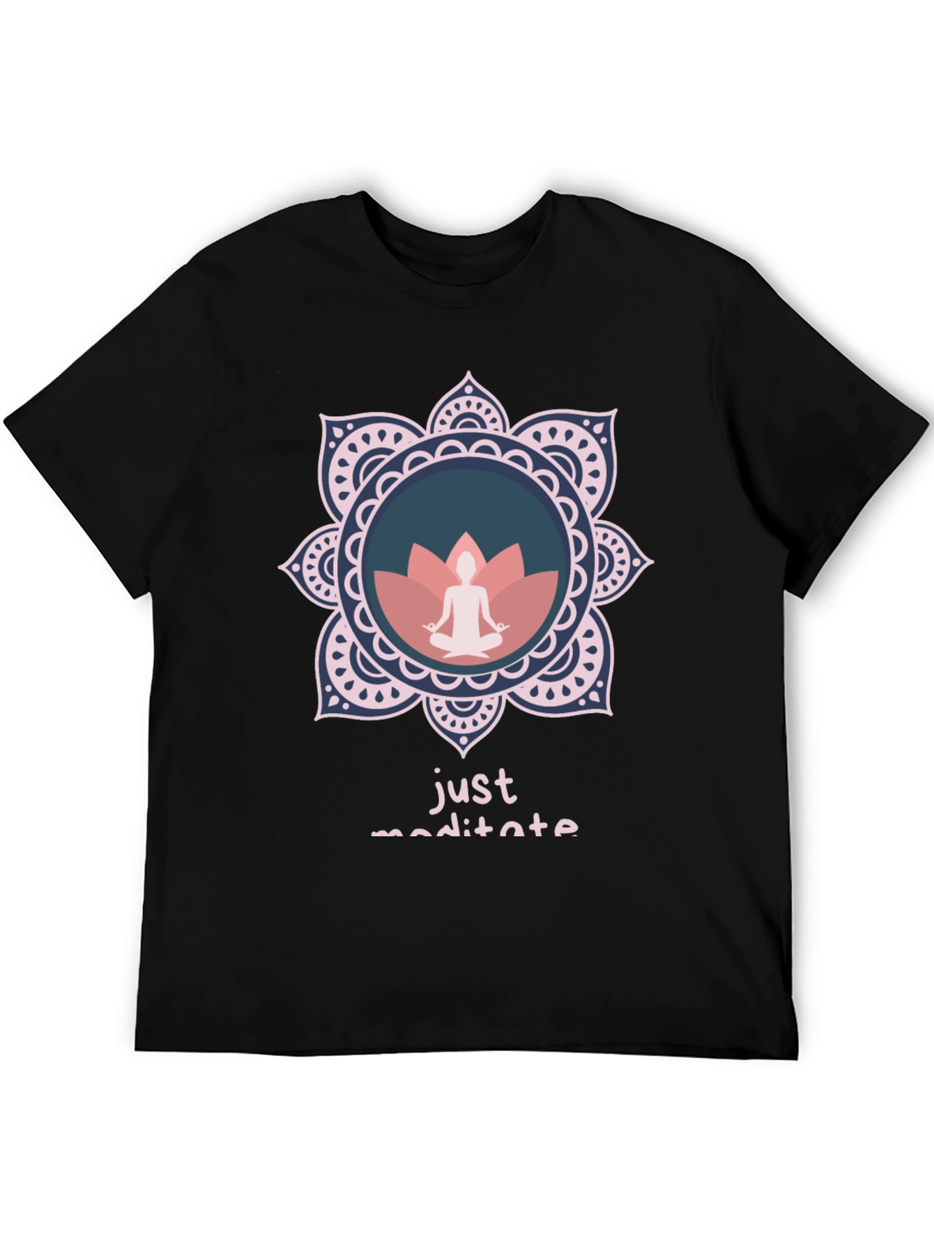 Just Meditate Graphic Tee - Relaxed Fit