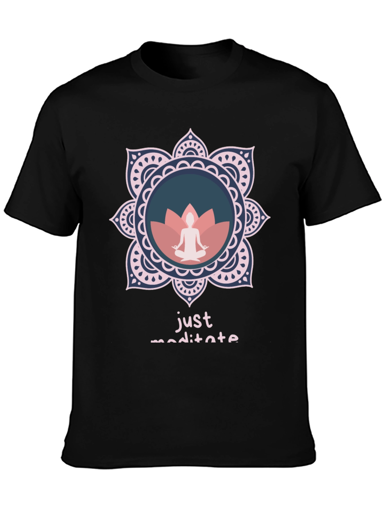 Just Meditate Graphic Tee - Relaxed Fit