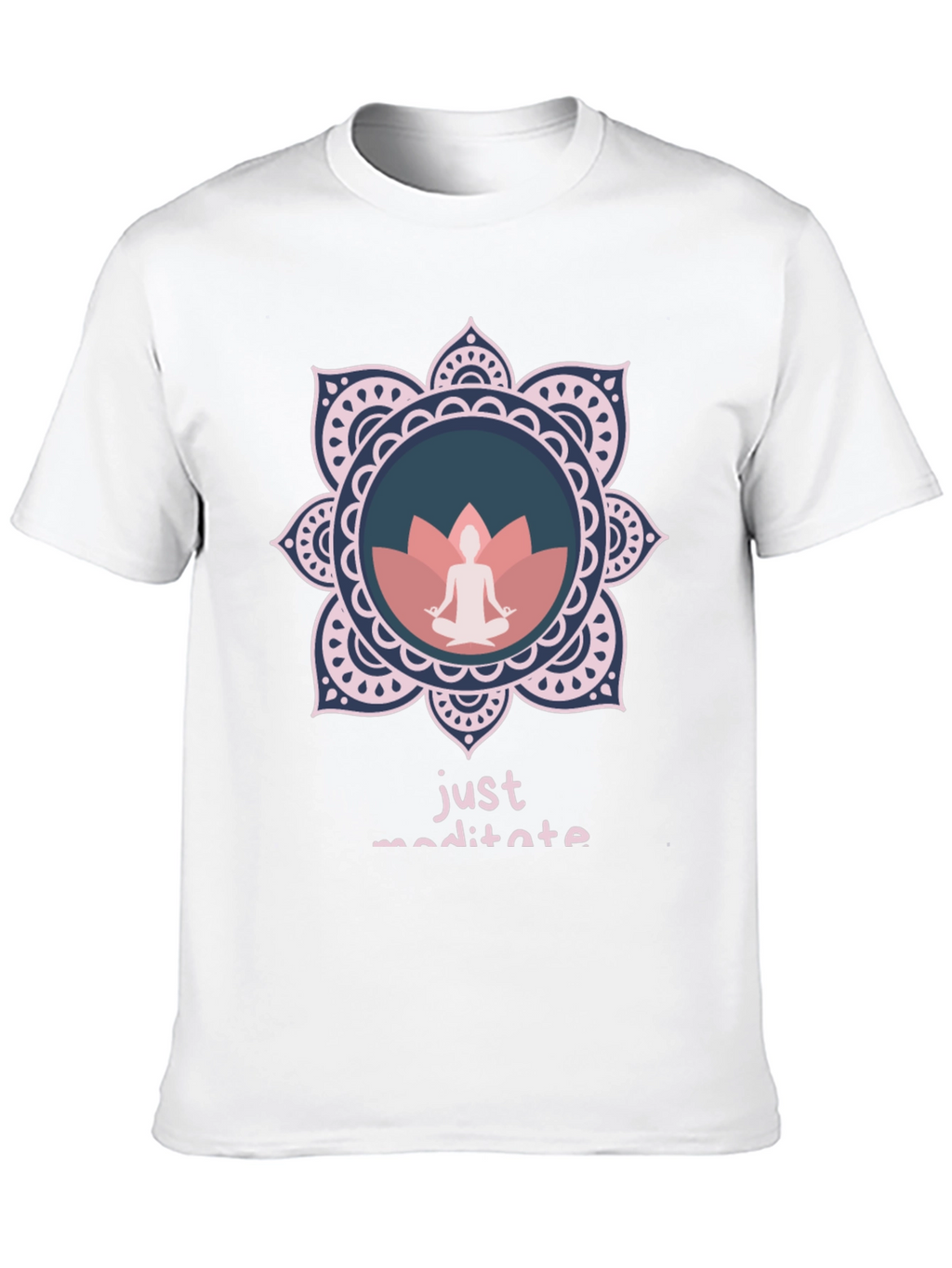 Just Meditate Graphic Tee - Relaxed Fit