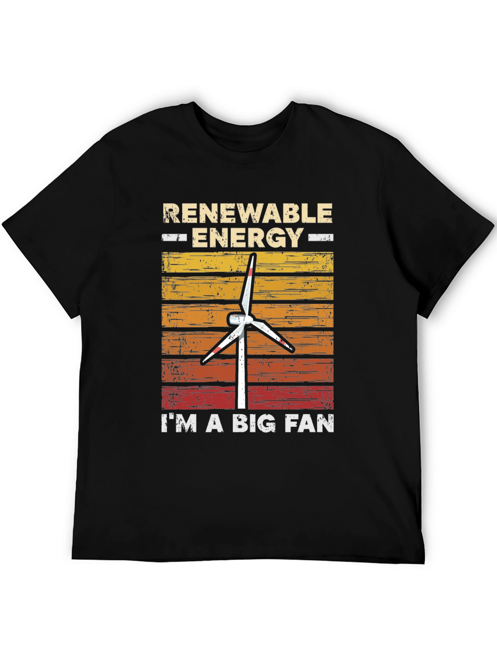 Renewable Energy Fan T-Shirt - Eco-Friendly Style