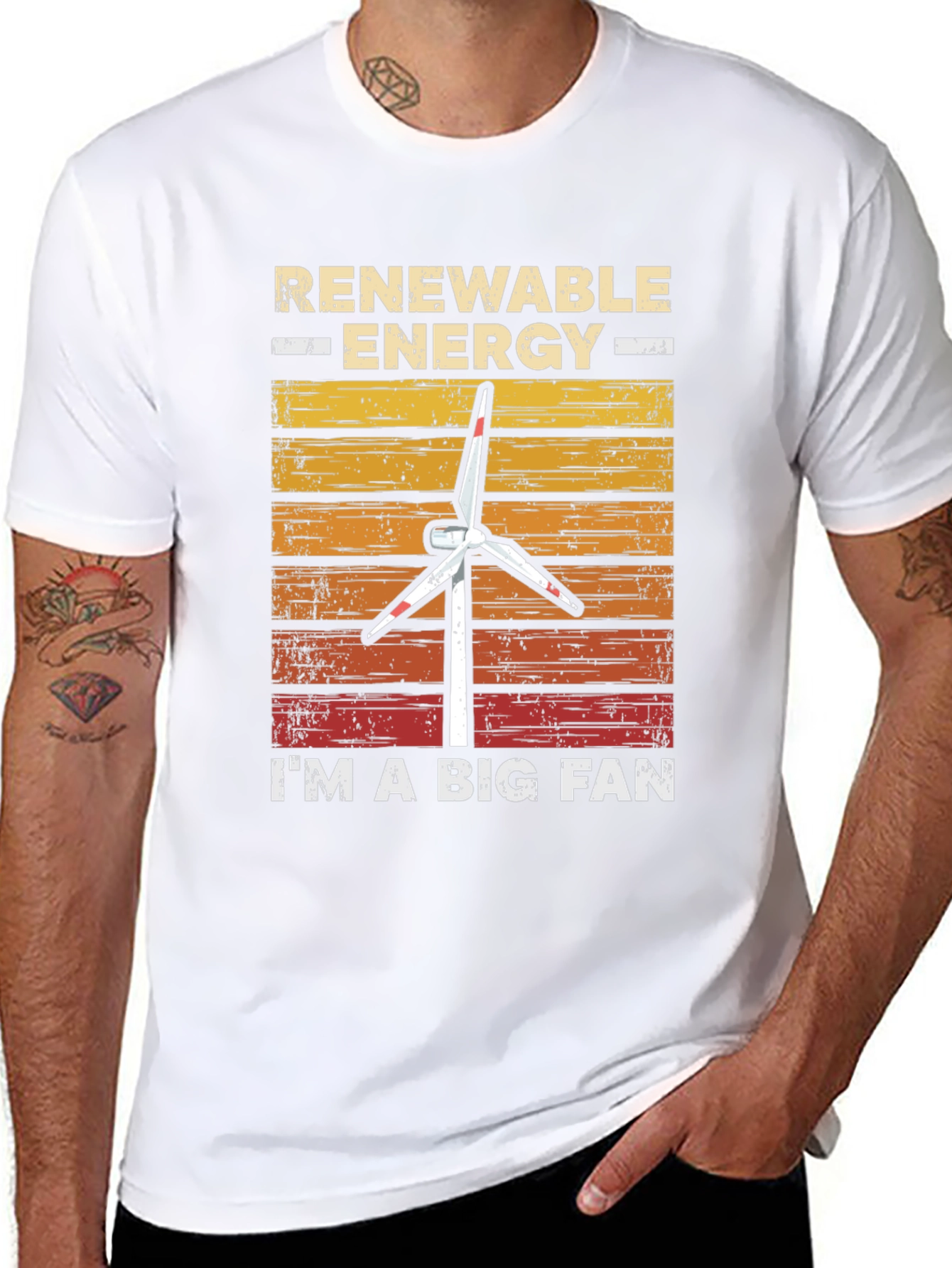 Renewable Energy Fan T-Shirt - Eco-Friendly Style