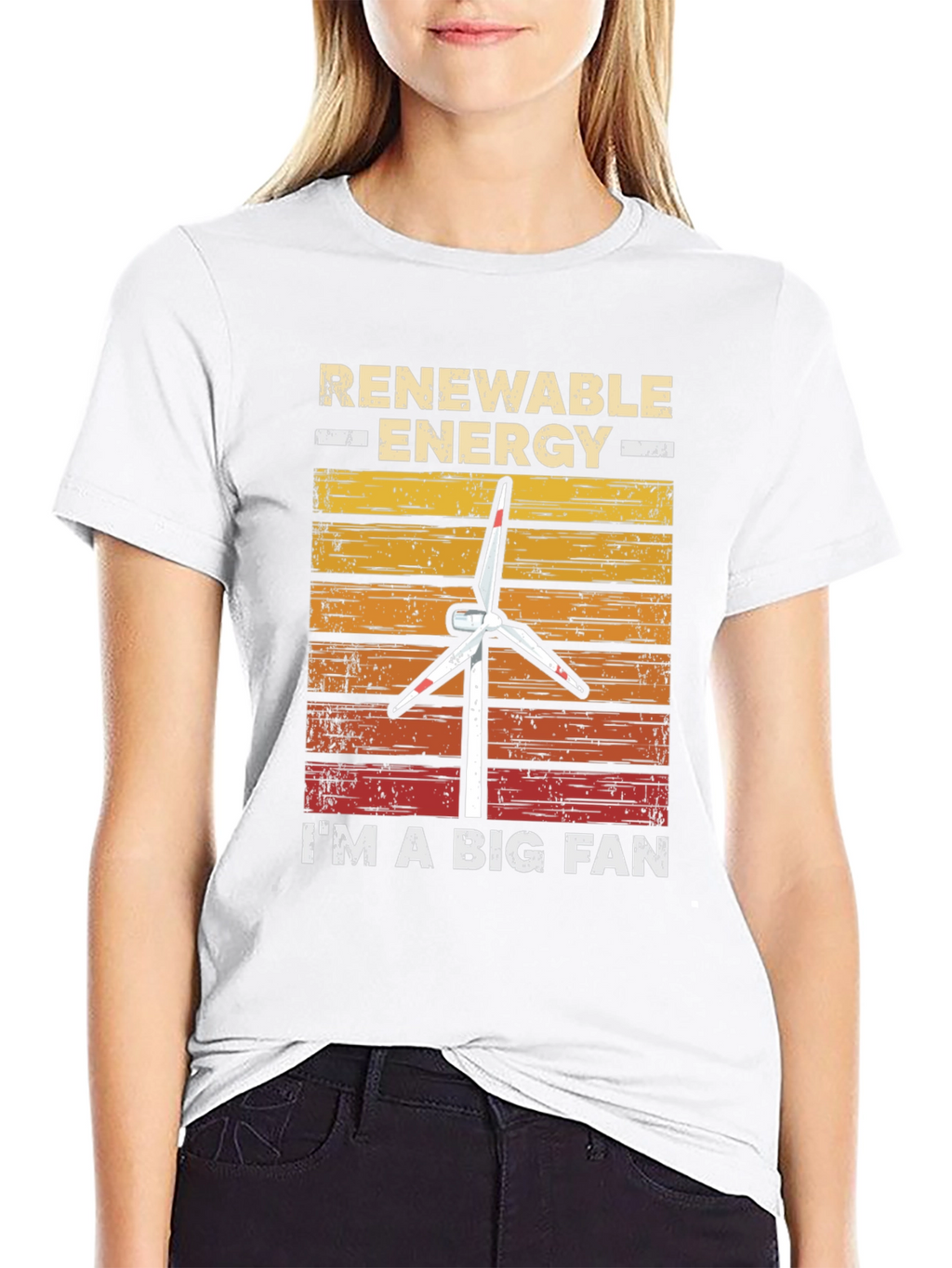 Renewable Energy Fan T-Shirt - Eco-Friendly Style