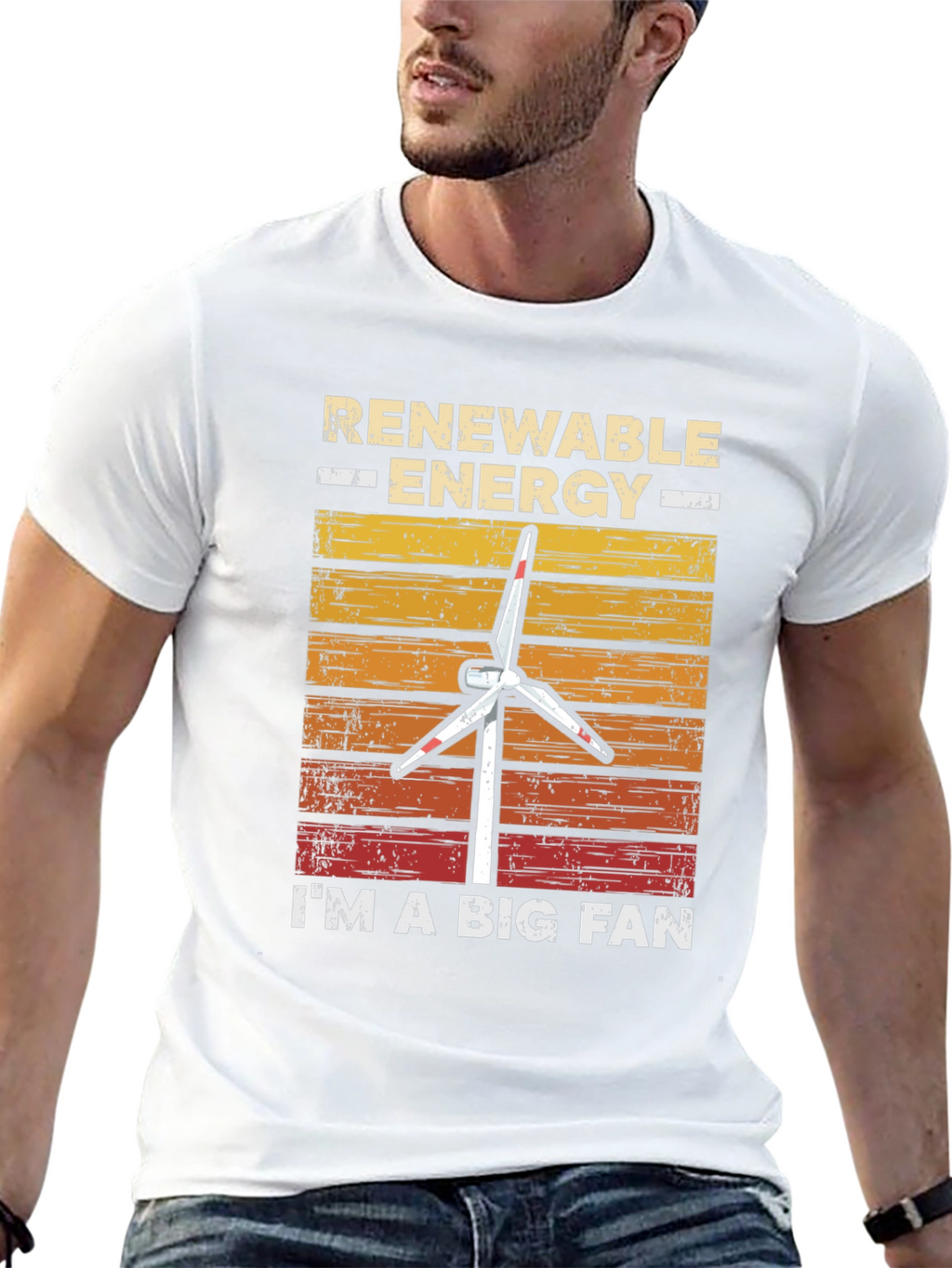 Renewable Energy Fan T-Shirt - Eco-Friendly Style