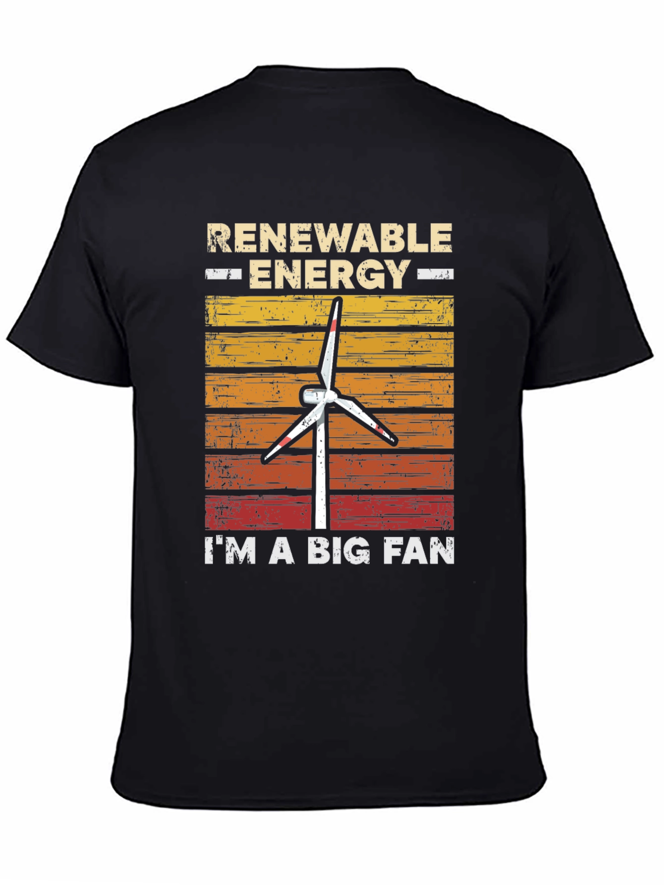 Renewable Energy Fan T-Shirt - Eco-Friendly Style
