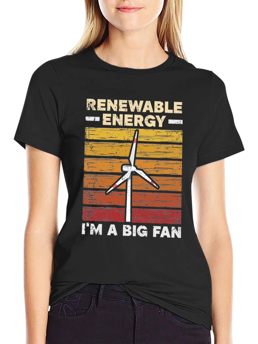 Renewable Energy Fan T-Shirt - Eco-Friendly Style