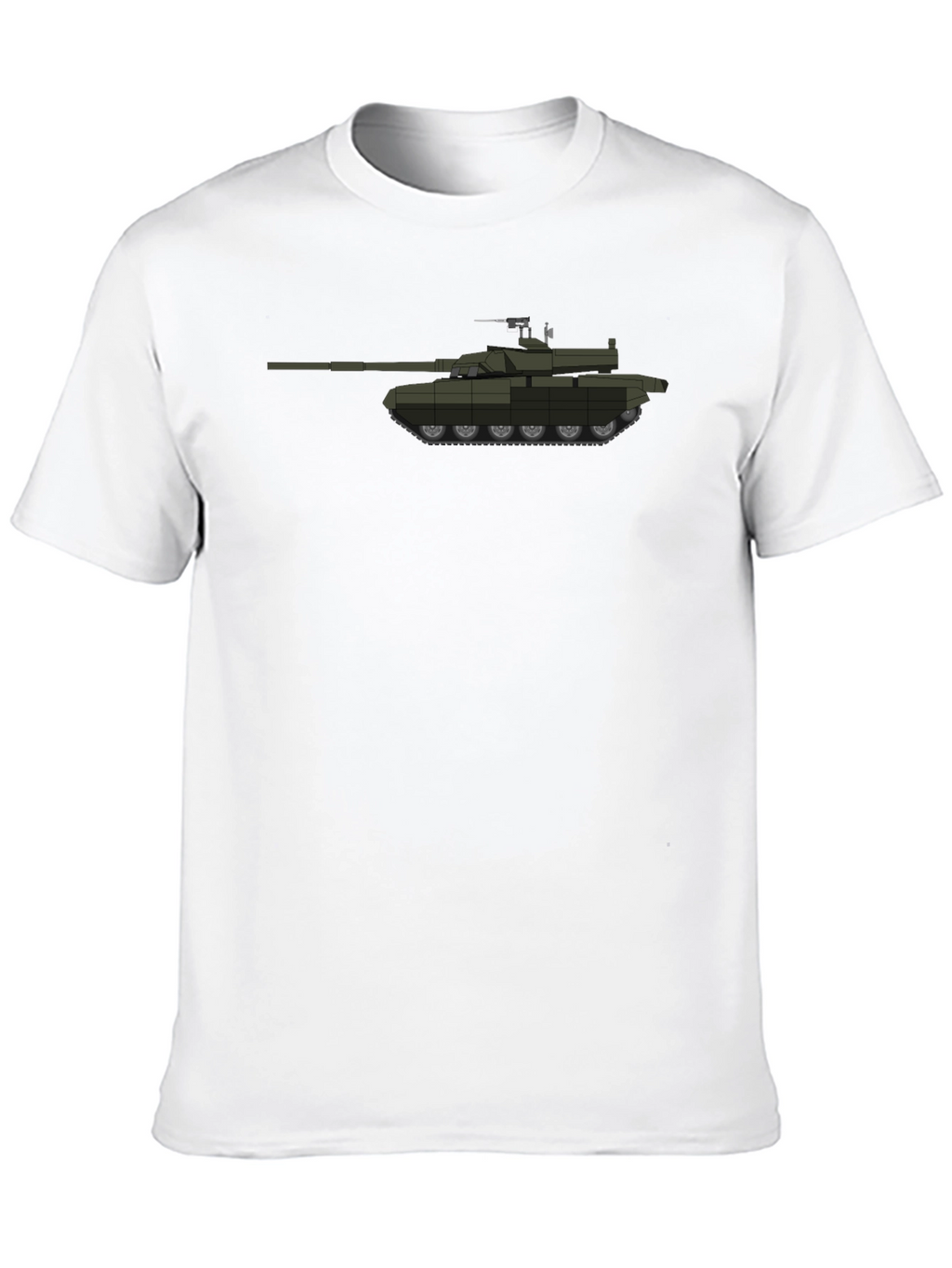 Tank Graphic Tee - Modern Military Style