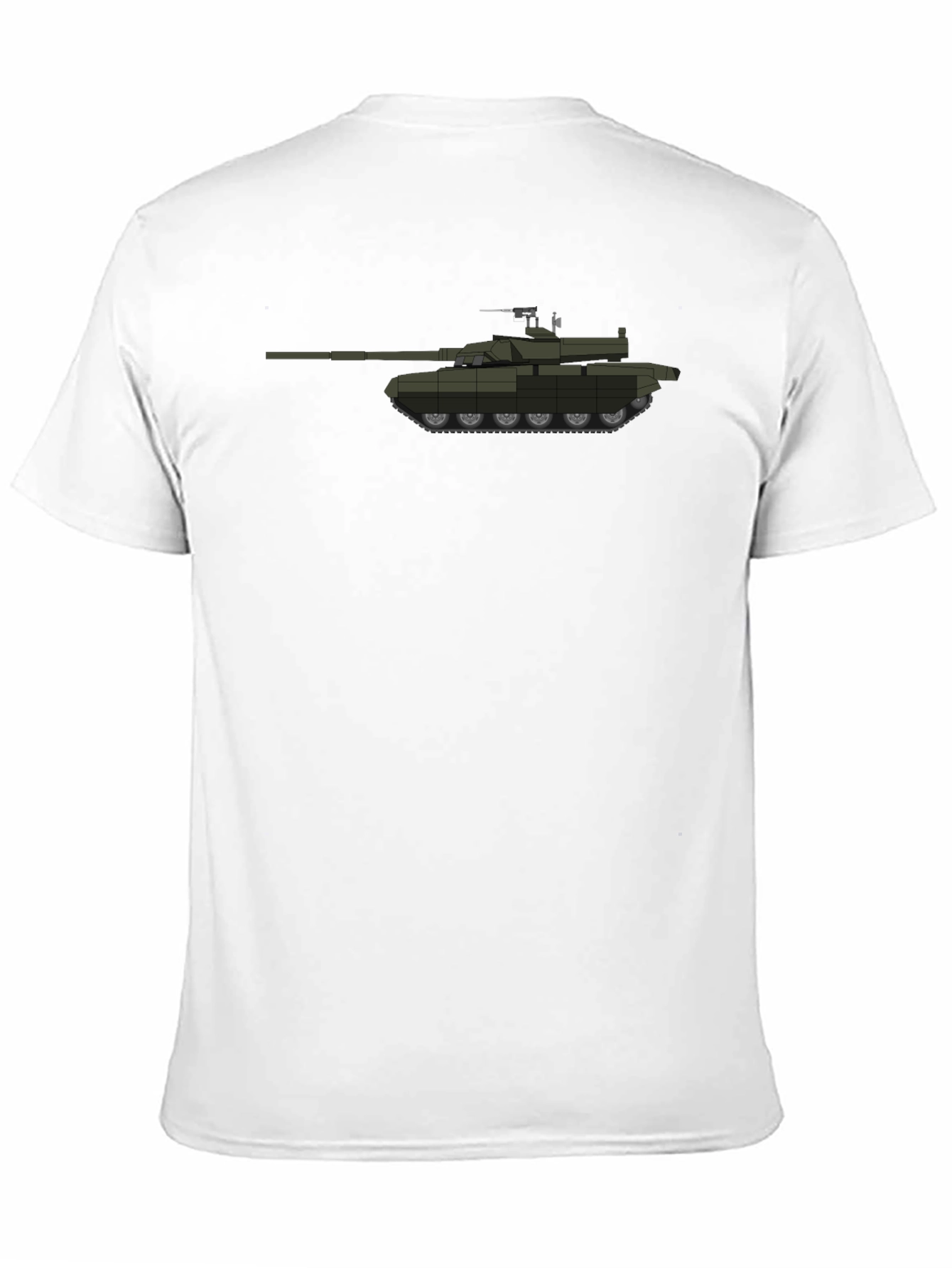 Tank Graphic Tee - Modern Military Style