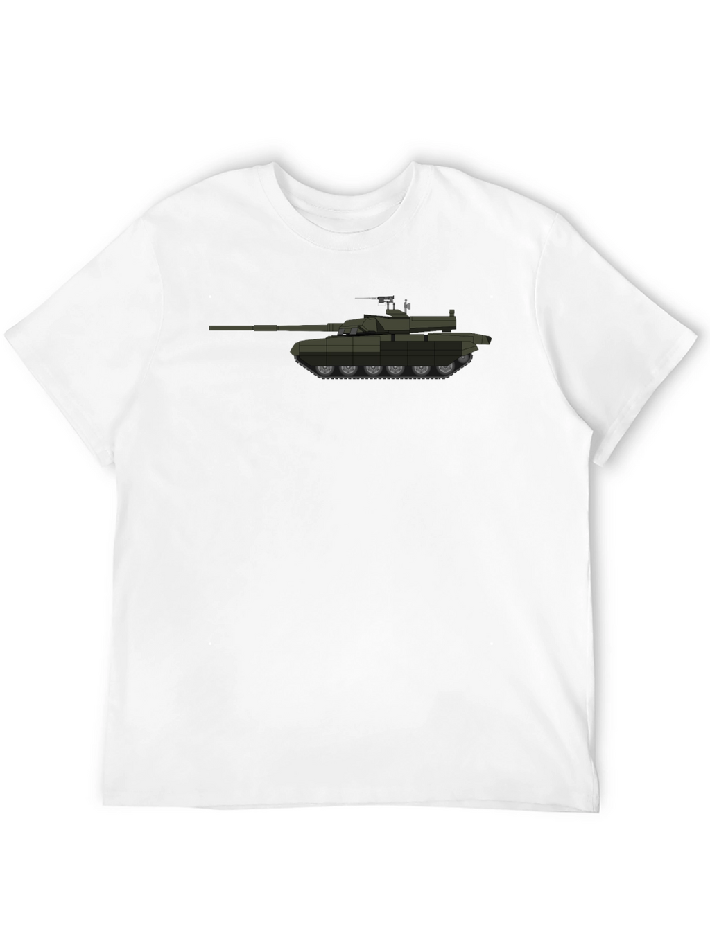 Tank Graphic Tee - Modern Military Style