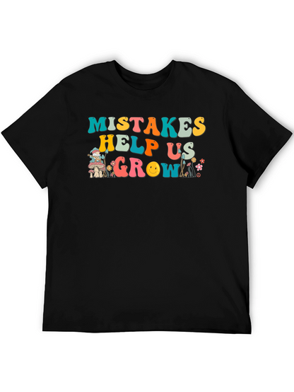 Mistakes Help Us Grow Graphic T-Shirt