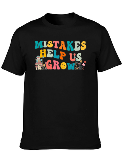 Mistakes Help Us Grow Graphic T-Shirt