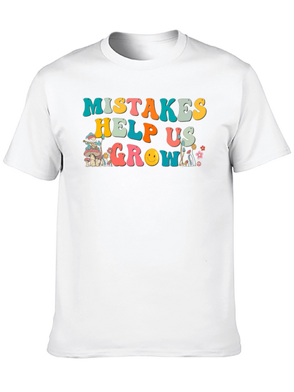 Mistakes Help Us Grow Graphic T-Shirt