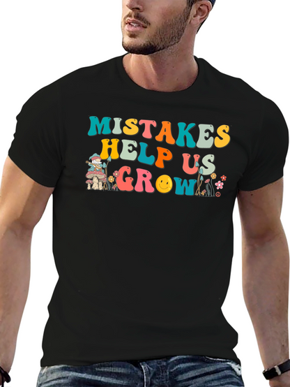 Mistakes Help Us Grow Graphic T-Shirt