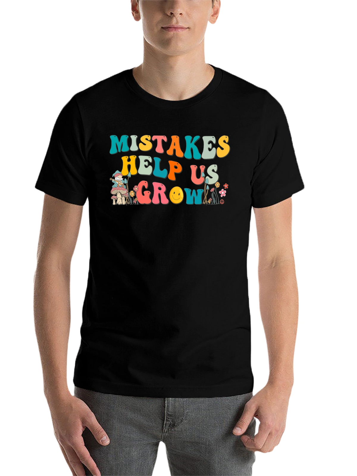 Mistakes Help Us Grow Graphic T-Shirt