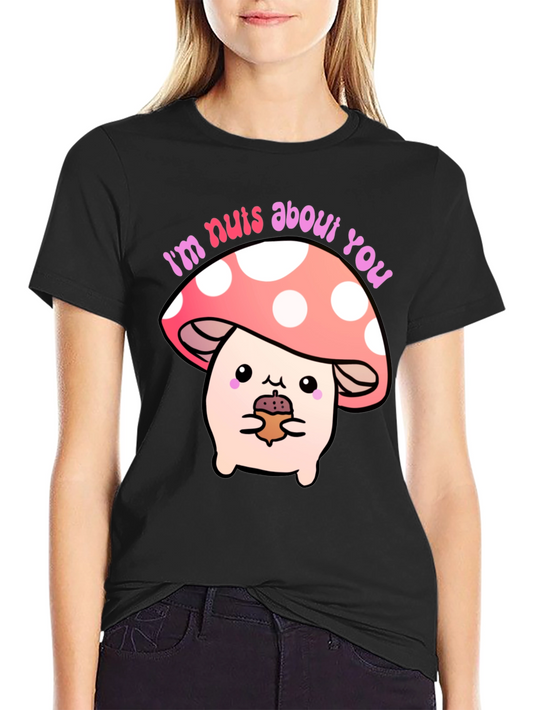 Im Nuts About You Mushroom Graphic Tee