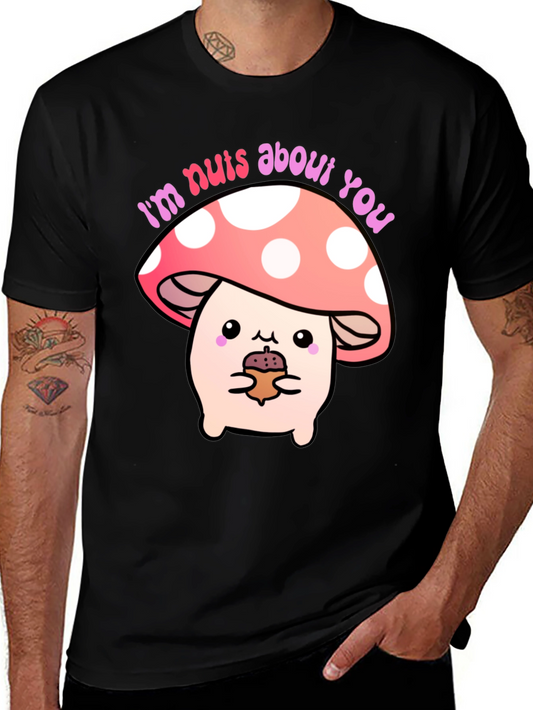 Im Nuts About You Mushroom Graphic Tee