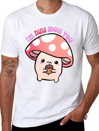 Im Nuts About You Mushroom Graphic Tee