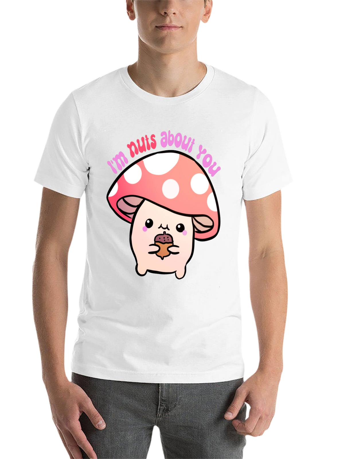 Im Nuts About You Mushroom Graphic Tee