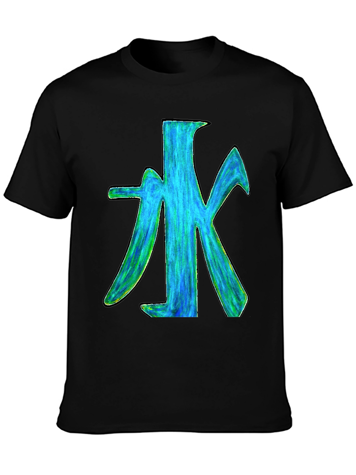 Water Symbol Graphic Print T-Shirt