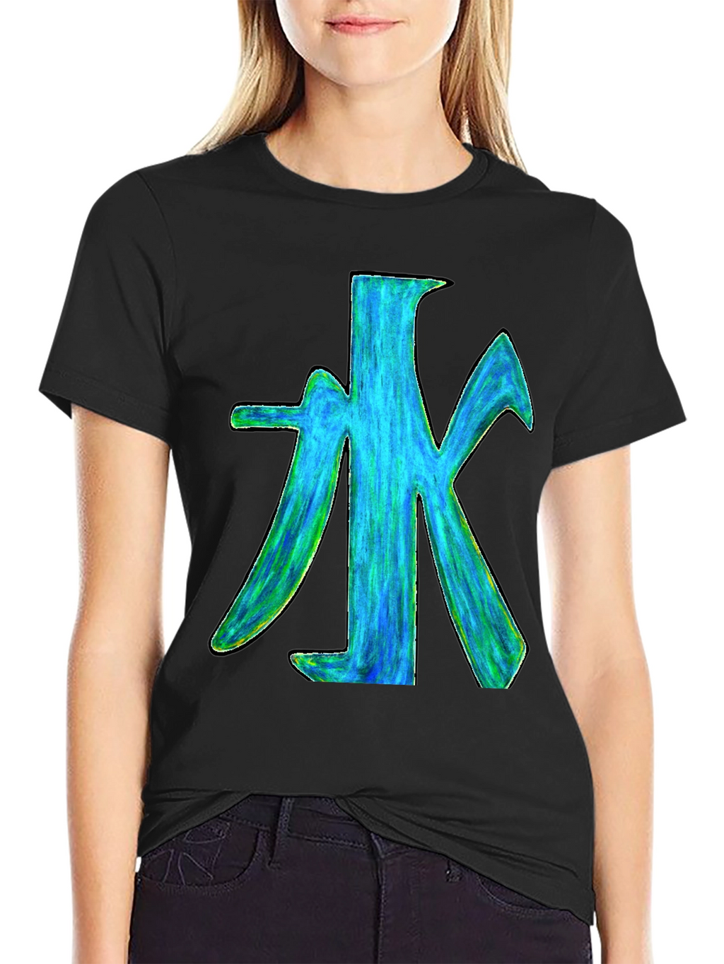 Water Symbol Graphic Print T-Shirt