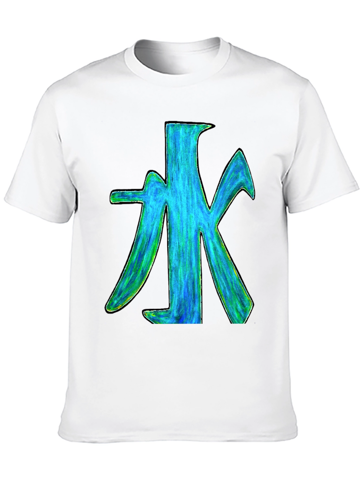 Water Symbol Graphic Print T-Shirt