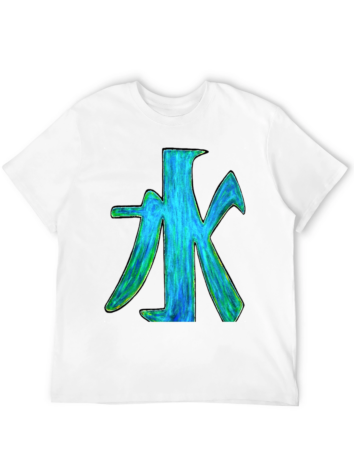 Water Symbol Graphic Print T-Shirt