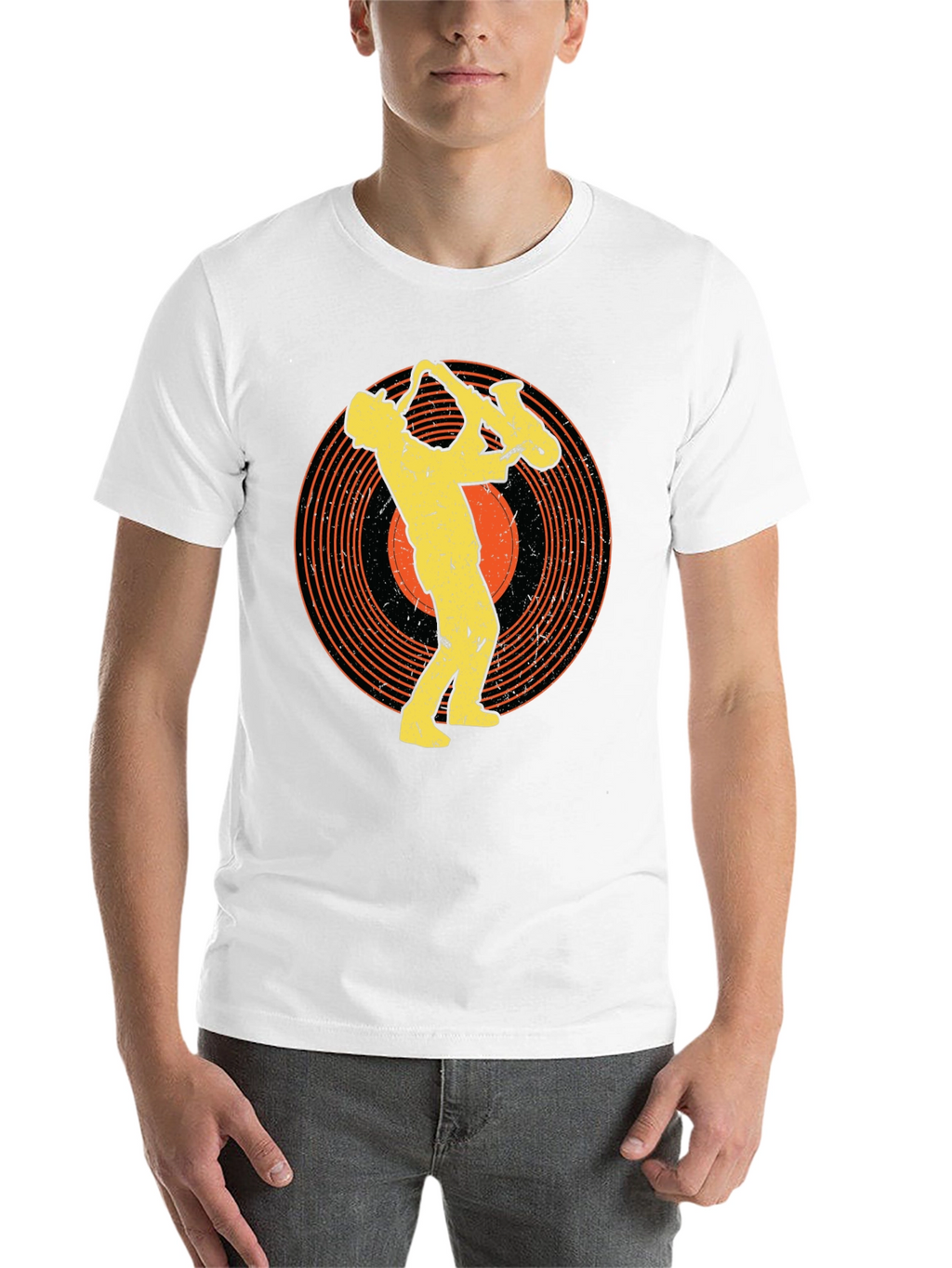 Saxophone Musician Graphic Tee